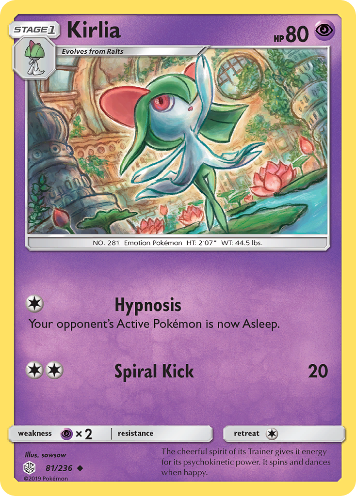 Kirlia (81/236) [Sun & Moon: Cosmic Eclipse] | Exor Games Bridgewater