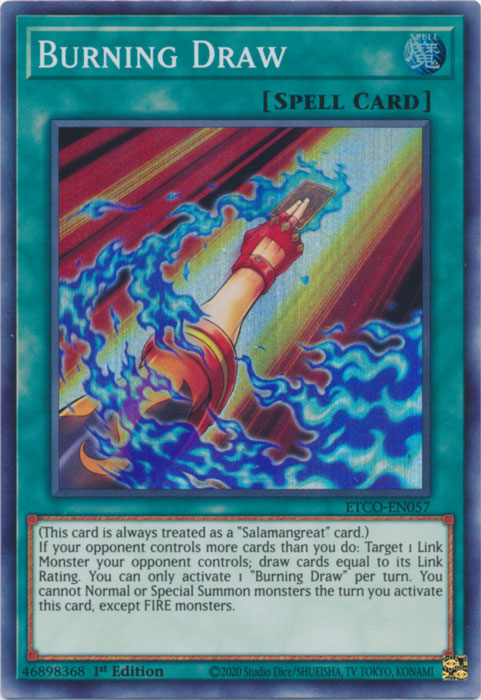 Burning Draw [ETCO-EN057] Super Rare | Exor Games Bridgewater