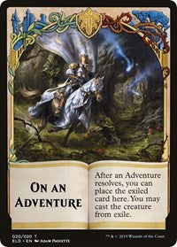 On An Adventure // Spirit Double-sided Token (Challenger 2020) [Unique and Miscellaneous Promos] | Exor Games Bridgewater