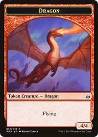 Dragon // Spirit Double-sided Token (Challenger 2020) [Unique and Miscellaneous Promos] | Exor Games Bridgewater