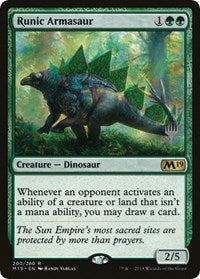 Runic Armasaur [Promo Pack: Ikoria] | Exor Games Bridgewater