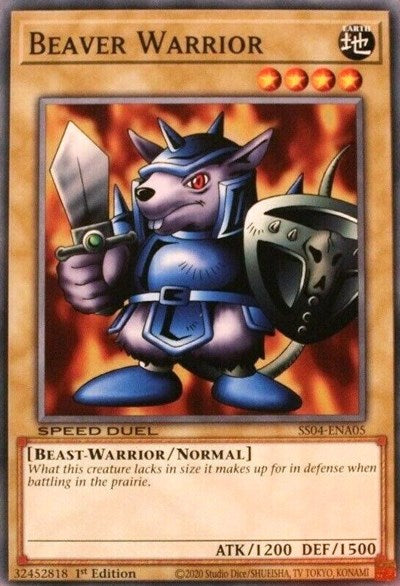 Beaver Warrior [SS04-ENA05] Common | Exor Games Bridgewater