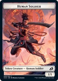 Human Soldier (003) // Zombie Double-sided Token [Commander 2020] | Exor Games Bridgewater