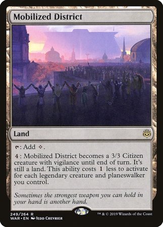 Mobilized District [War of the Spark] | Exor Games Bridgewater