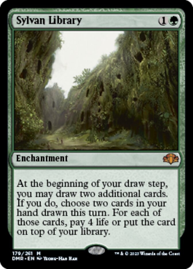 Sylvan Library [Dominaria Remastered] | Exor Games Bridgewater