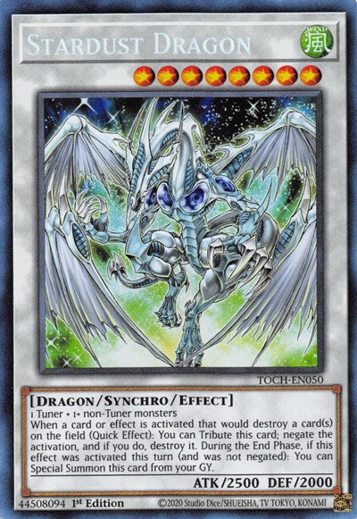 Stardust Dragon (CR) [TOCH-EN050] Collector's Rare | Exor Games Bridgewater