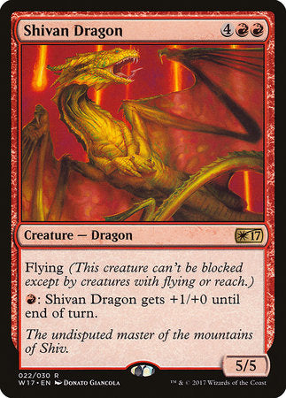 Shivan Dragon [Welcome Deck 2017] | Exor Games Bridgewater
