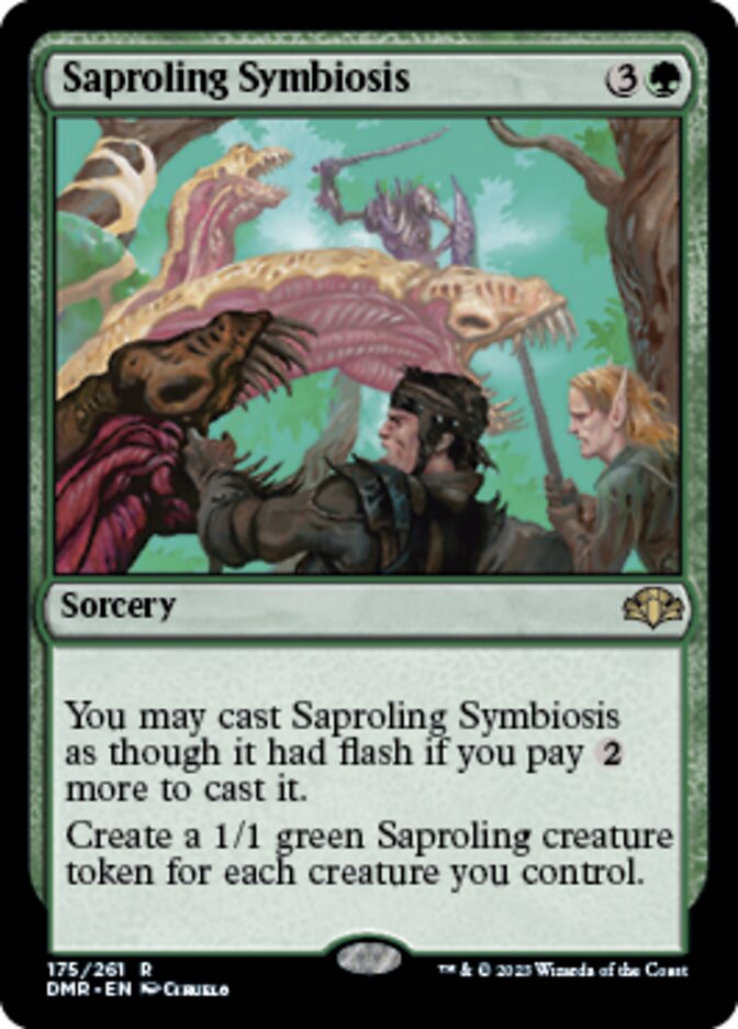 Saproling Symbiosis [Dominaria Remastered] | Exor Games Bridgewater