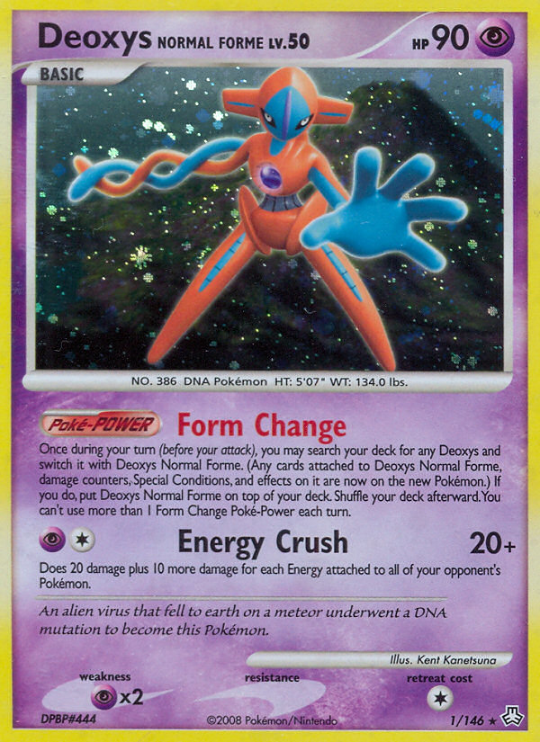 Deoxys Normal Forme (1/146) [Diamond & Pearl: Legends Awakened] | Exor Games Bridgewater