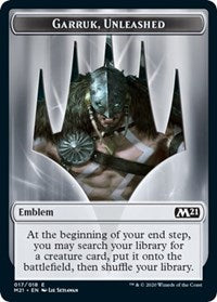 Emblem - Garruk, Unleashed [Core Set 2021] | Exor Games Bridgewater