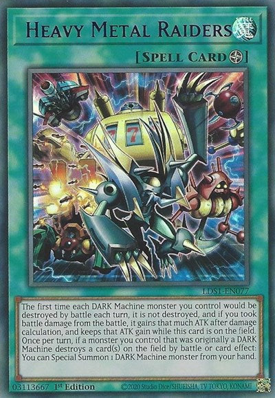 Heavy Metal Raiders (Purple) [LDS1-EN077] Ultra Rare | Exor Games Bridgewater
