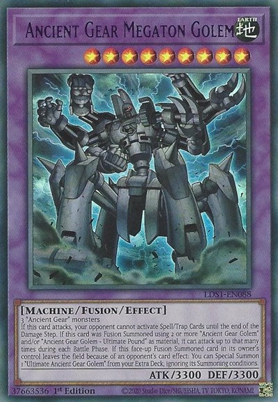 Ancient Gear Megaton Golem (Purple) [LDS1-EN088] Ultra Rare | Exor Games Bridgewater