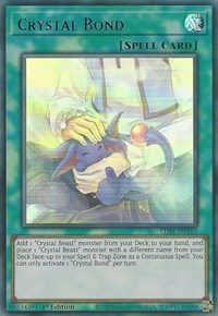 Crystal Bond (Blue) [LDS1-EN112] Ultra Rare | Exor Games Bridgewater