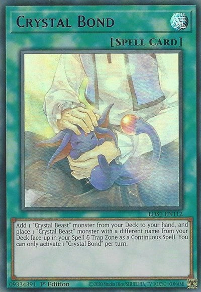 Crystal Bond (Purple) [LDS1-EN112] Ultra Rare | Exor Games Bridgewater
