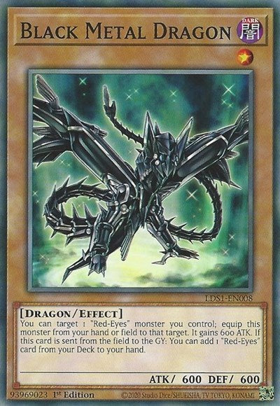 Black Metal Dragon [LDS1-EN008] Common | Exor Games Bridgewater