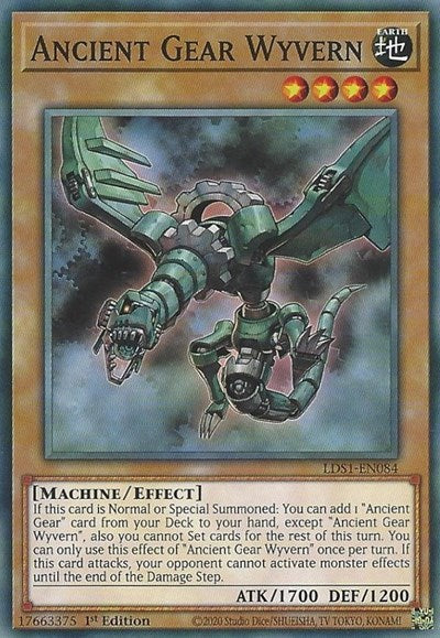 Ancient Gear Wyvern [LDS1-EN084] Common | Exor Games Bridgewater