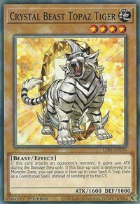 Crystal Beast Topaz Tiger [LDS1-EN096] Common | Exor Games Bridgewater