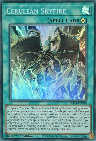 Cerulean Skyfire [SDSA-EN019] Super Rare | Exor Games Bridgewater
