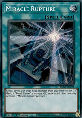 Miracle Rupture [BLAR-EN014] Secret Rare | Exor Games Bridgewater