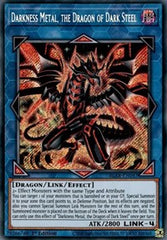 Darkness Metal, the Dragon of Dark Steel [BLAR-EN047] Secret Rare | Exor Games Bridgewater