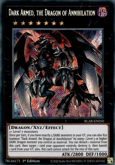 Dark Armed, the Dragon of Annihilation [BLAR-EN050] Secret Rare | Exor Games Bridgewater