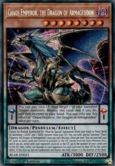 Chaos Emperor, the Dragon of Armageddon [BLAR-EN051] Secret Rare | Exor Games Bridgewater