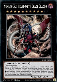 Number C92: Heart-eartH Chaos Dragon [BLAR-EN069] Secret Rare | Exor Games Bridgewater