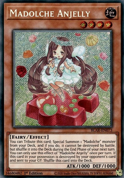 Madolche Anjelly [BLAR-EN073] Secret Rare | Exor Games Bridgewater