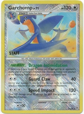 Garchomp (5/147) (Championship Promo Staff) [Platinum: Supreme Victors] | Exor Games Bridgewater