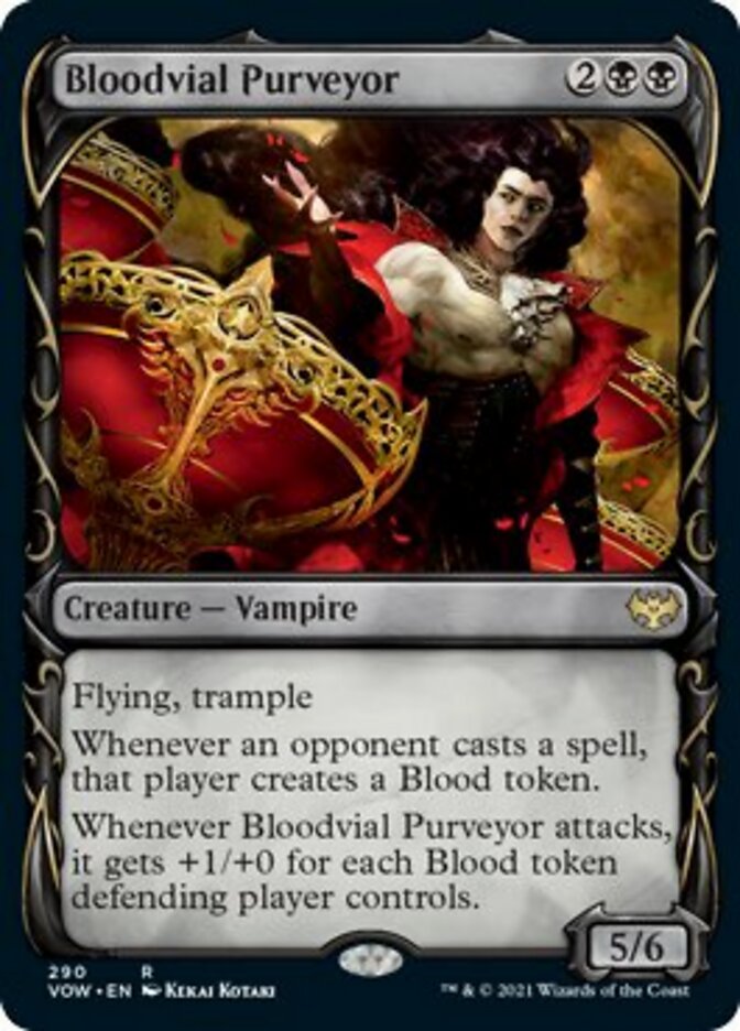 Bloodvial Purveyor (Showcase Fang Frame) [Innistrad: Crimson Vow] | Exor Games Bridgewater