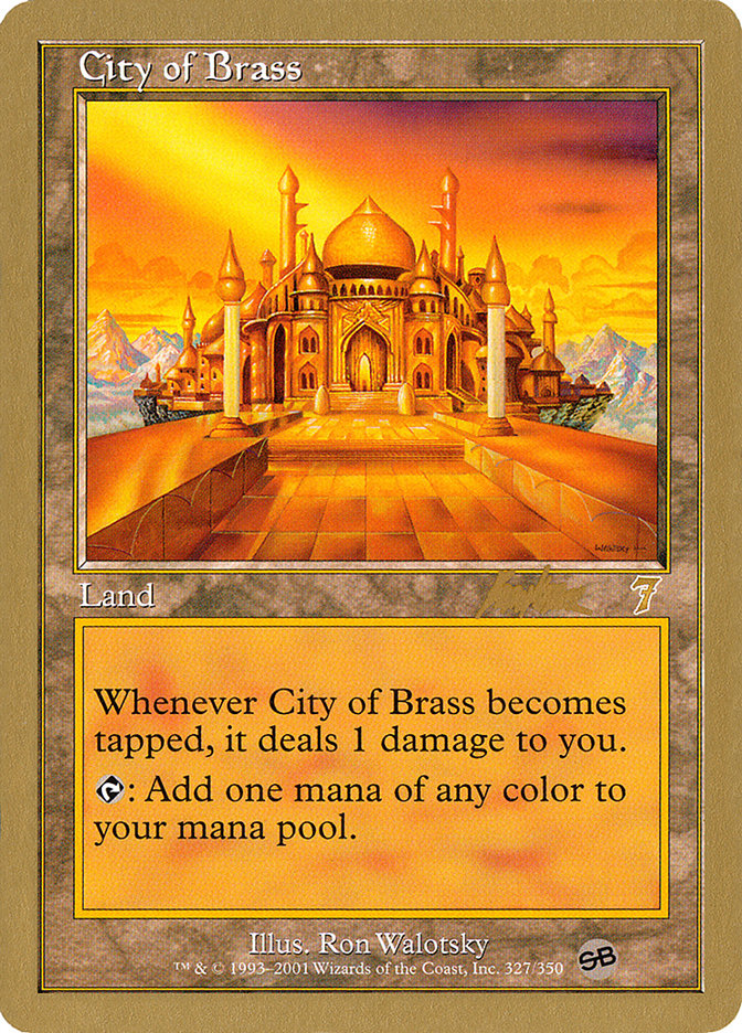 City of Brass (Brian Kibler) (SB) [World Championship Decks 2002] | Exor Games Bridgewater