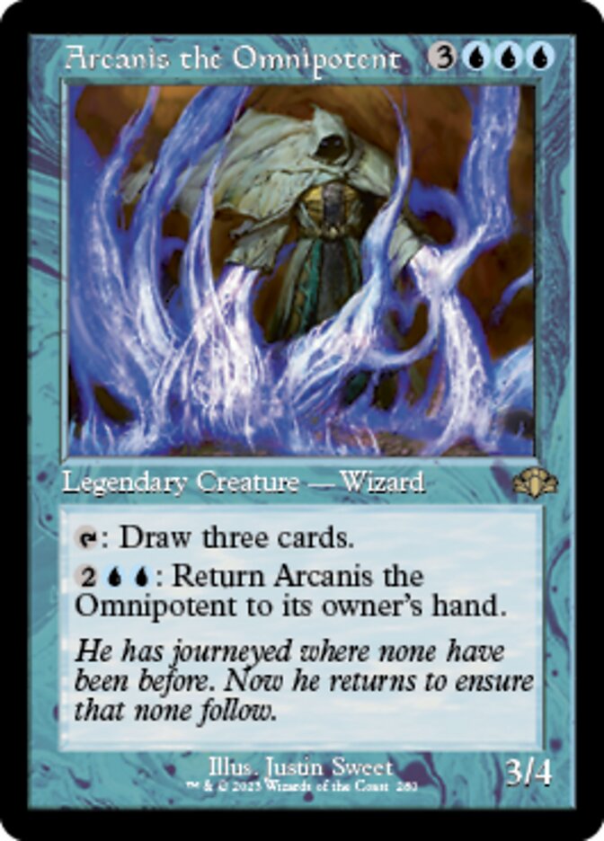 Arcanis the Omnipotent (Retro) [Dominaria Remastered] | Exor Games Bridgewater