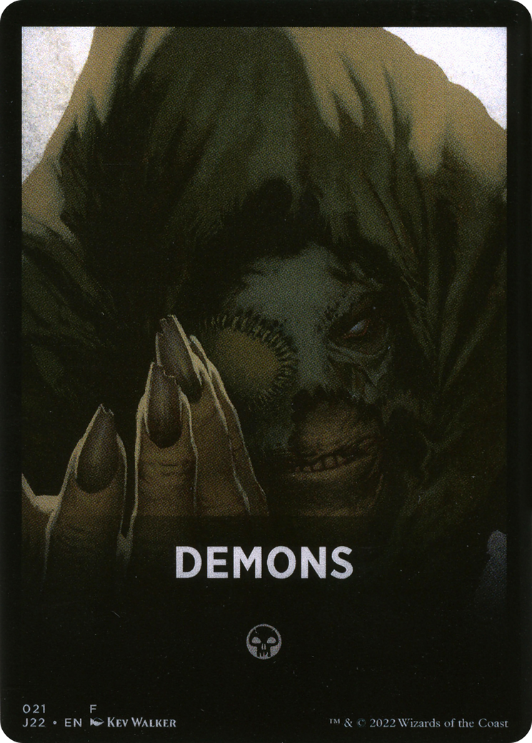 Demons Theme Card [Jumpstart 2022 Front Cards] | Exor Games Bridgewater