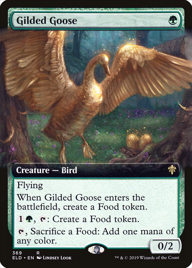 Gilded Goose (Extended Art) [Throne of Eldraine] | Exor Games Bridgewater