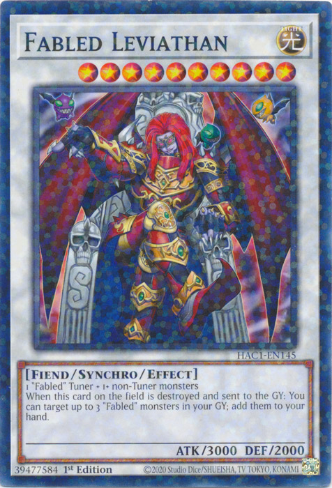 Fabled Leviathan (Duel Terminal) [HAC1-EN145] Common | Exor Games Bridgewater