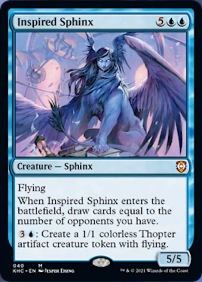 Inspired Sphinx [Kaldheim Commander] | Exor Games Bridgewater