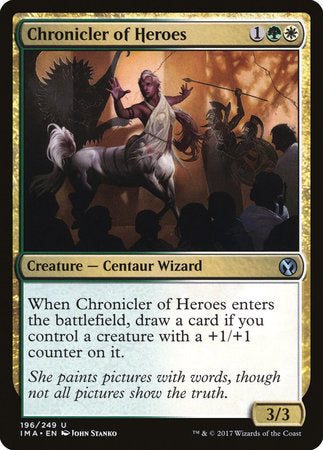 Chronicler of Heroes [Iconic Masters] | Exor Games Bridgewater