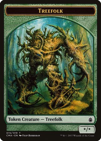 Treefolk Token (015) [Commander Anthology Tokens] | Exor Games Bridgewater