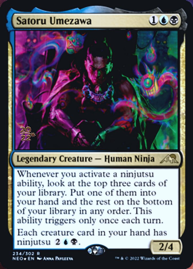 Satoru Umezawa [Kamigawa: Neon Dynasty Prerelease Promos] | Exor Games Bridgewater