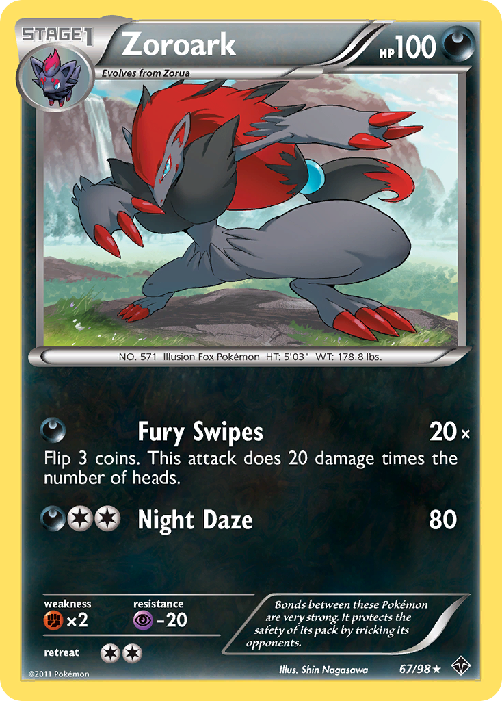 Zoroark (67/98) [Black & White: Emerging Powers] | Exor Games Bridgewater