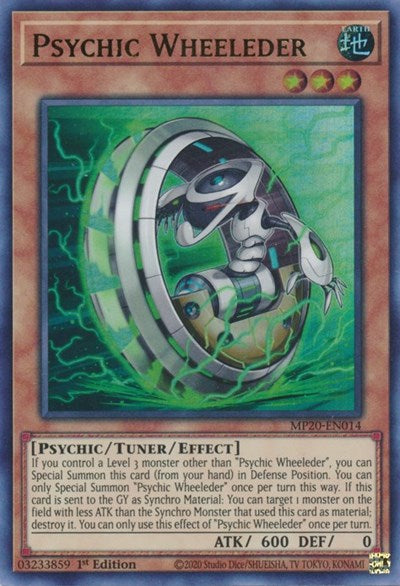 Psychic Wheeleder [MP20-EN014] Ultra Rare | Exor Games Bridgewater