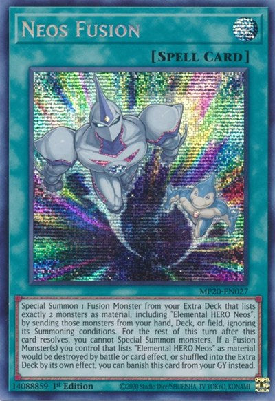 Neos Fusion [MP20-EN027] Prismatic Secret Rare | Exor Games Bridgewater