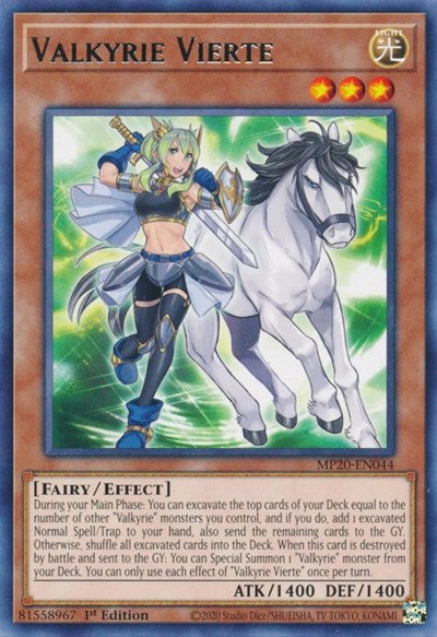 Valkyrie Vierte [MP20-EN044] Rare | Exor Games Bridgewater