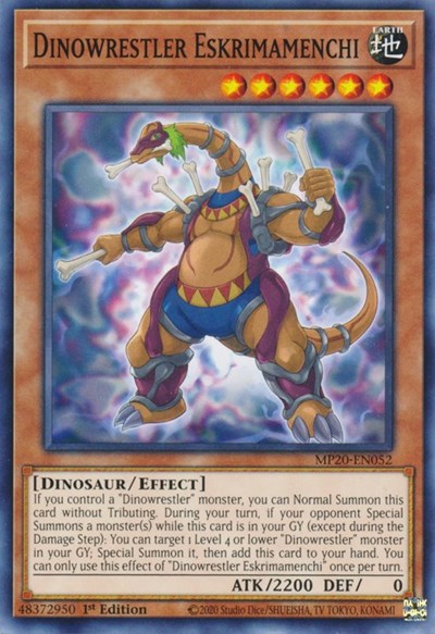 Dinowrestler Eskrimamenchi [MP20-EN052] Common | Exor Games Bridgewater