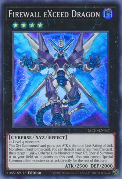 Firewall eXceed Dragon [MP20-EN067] Super Rare | Exor Games Bridgewater