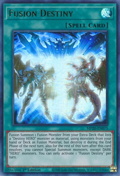 Fusion Destiny [MP20-EN075] Ultra Rare | Exor Games Bridgewater