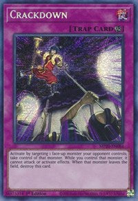 Crackdown [MP20-EN084] Prismatic Secret Rare | Exor Games Bridgewater