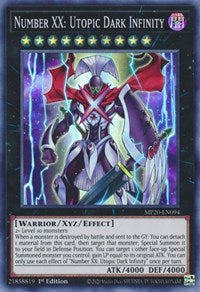 Number XX: Utopic Dark Infinity [MP20-EN094] Super Rare | Exor Games Bridgewater