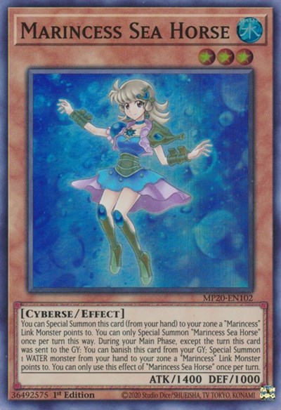 Marincess Sea Horse [MP20-EN102] Super Rare | Exor Games Bridgewater