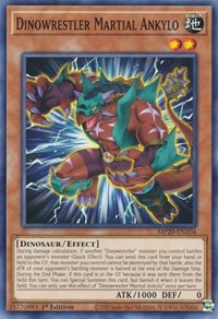 Dinowrestler Martial Ankylo [MP20-EN104] Common | Exor Games Bridgewater